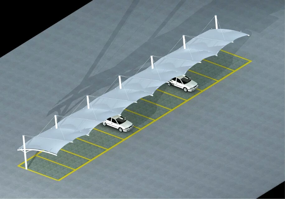 膜结构车棚 (14)